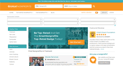 Desktop Screenshot of greatnonprofits.org